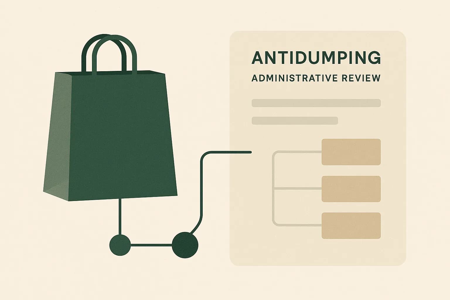 Cover illustration: Paper shopping bags AD: first admin review prelims for Cambodia and Taiwan